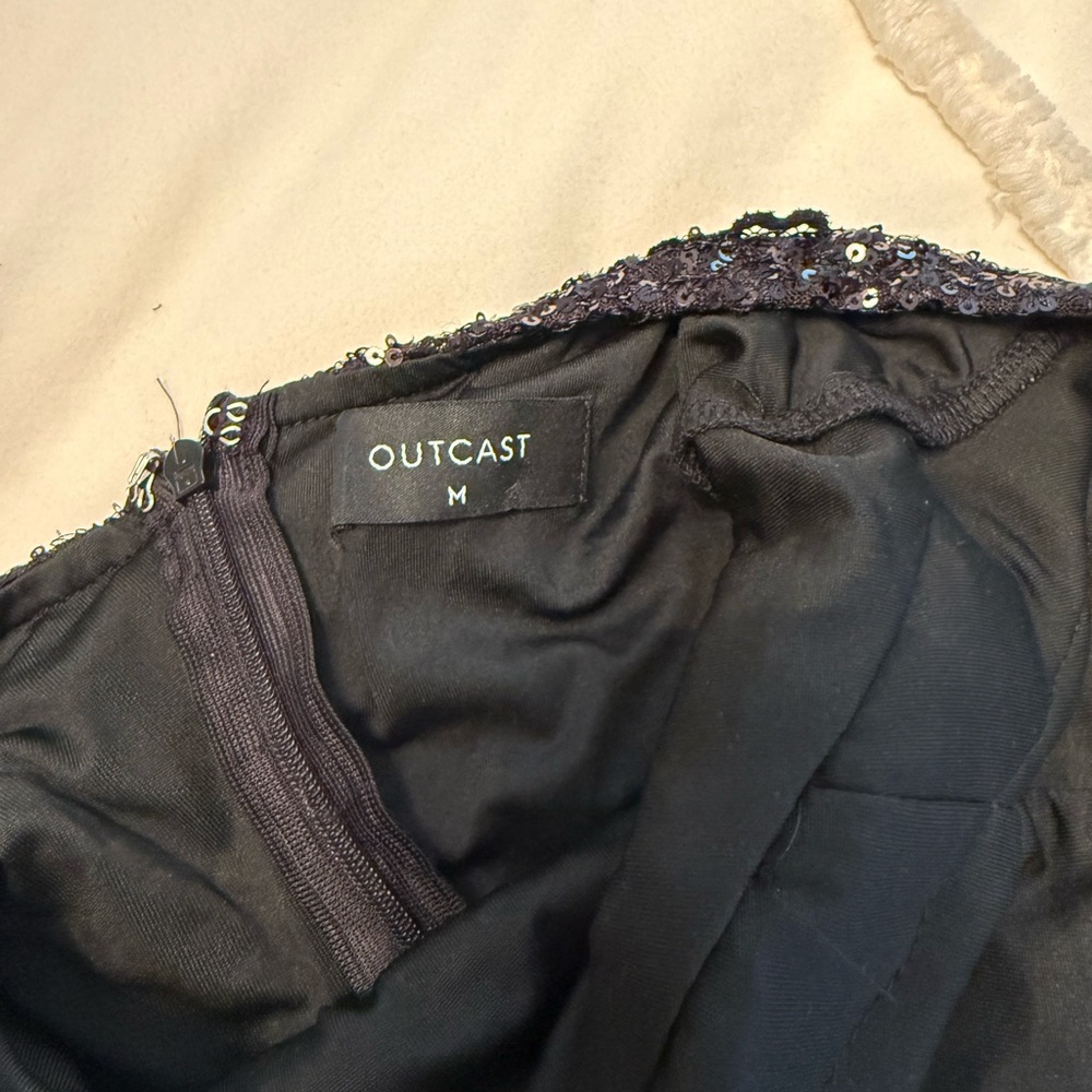 Outcast  Willa Black Sequin Mini Dress - Picture 4 of 4